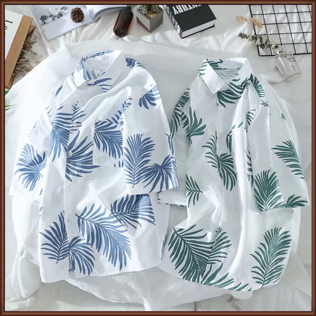 Áo Thun Tay Ngắn Chống Nắng Dáng Rộng In Họa Tiết Phong Cách Hawaii Thời Trang Mùa Hè Cho Nam Và Nữ