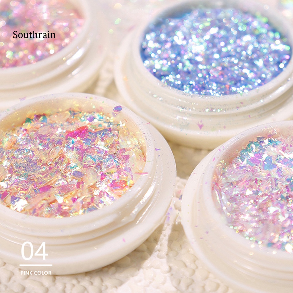 Hộp Sequin Lấp Lánh Nhiều Màu Sắc Dùng Trang Trí Móng Tay Nghệ Thuật