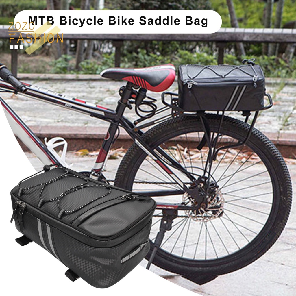 1 Bộ Túi Đựng Đồ Dùng Gắn Yên Sau Xe Đạp Cỡ Lớn Tiện Dụng