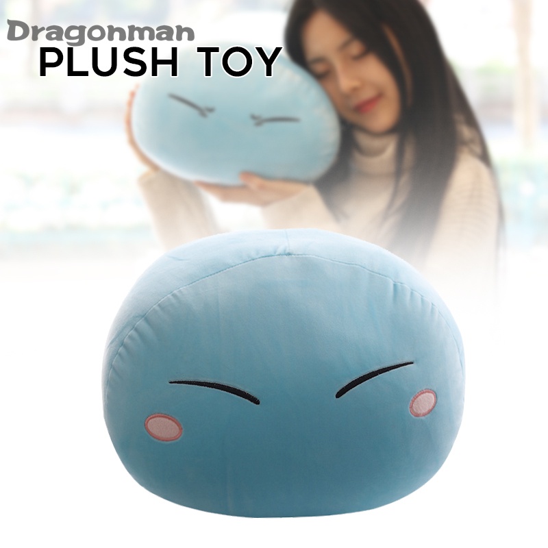 Thú Nhồi Bông Hoạt Hình Nhật Bản Rimuru Slime Đầu Giường Làm Quà Tặng Cho Xe Hơi / Văn Phòng