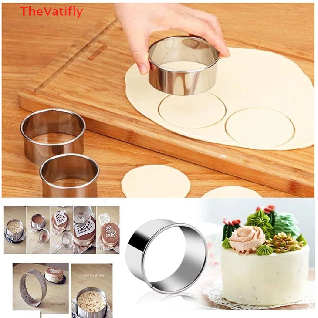 Bộ 11 Khuôn Tròn Cắt Bánh Quy Chuyên Dụng