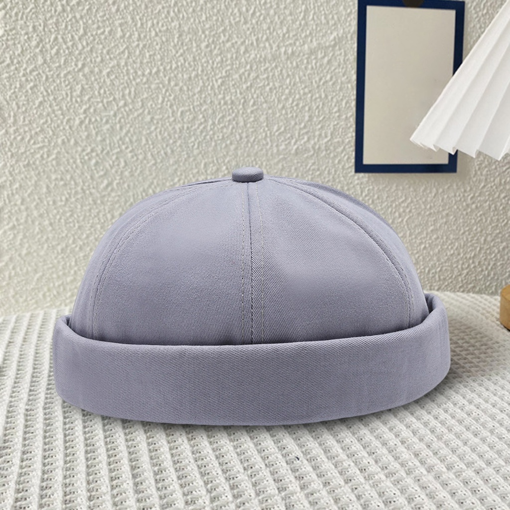 Mũ Beanie Không Vành Thoáng Khí Màu Sắc Đơn Giản Cho Nữ