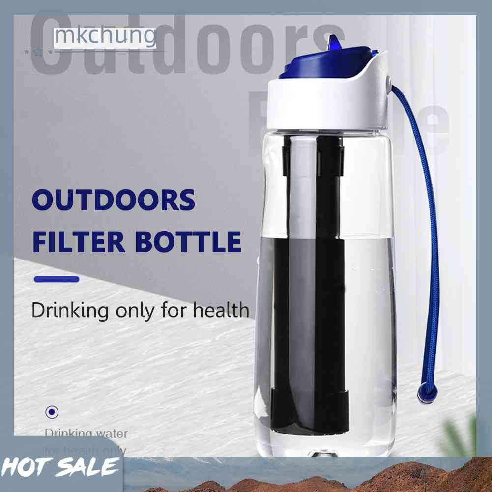 Bình Nước 750ml Kèm Cốc Lọc Tiện Dụng Cho Các Hoạt Động Ngoài Trời