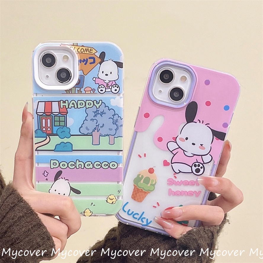 Ốp Điện Thoại Silicon Mềm Hình Cún Hoạt Họa Cho iPhone 14 13 12 11 Pro Max X XR Xs Max 6 7 8 Plus