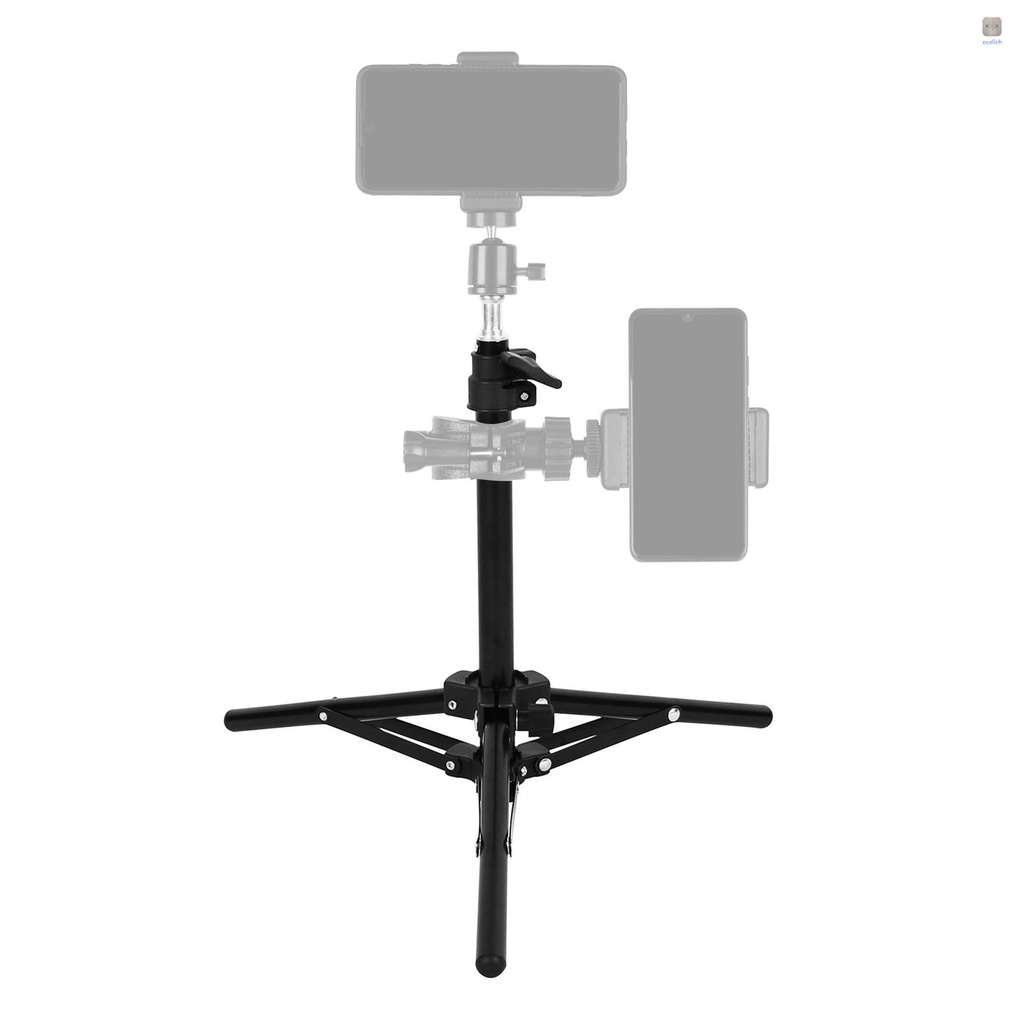 Giá Đỡ Ba Chân 2 Phần 50cm 1.5KG Giao Diện 1 / 4-inch Có Thể Điều Chỉnh Hỗ Trợ Quay Video / Đèn LED / Điện Thoại