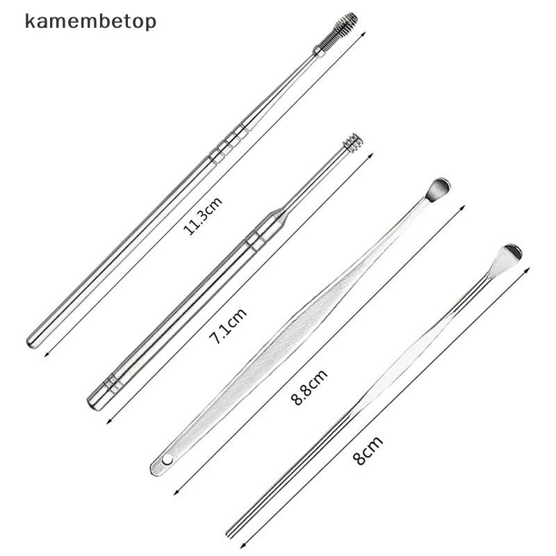 Bộ 5 Dụng Cụ Lấy Ráy Tai Bằng Inox Chuyên Dụng