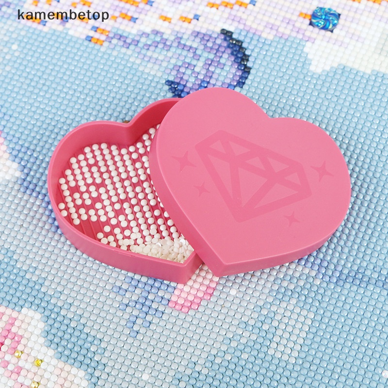 Set 3 Khay Đựng Kim Cương Hình Trái Tim Sức Chứa Lớn