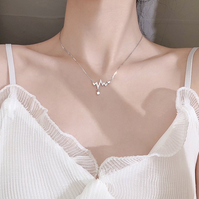 Vòng cổ Bằng Thép Titan Nhẹ Đính Hình Hành Tinh Lấp Lánh Sang Trọng Thời Trang Mùa Hè Cho Nữ