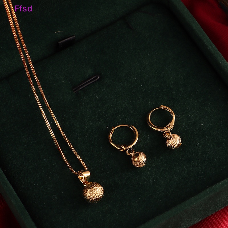 Vòng cổ Chuỗi Hạt Mạ Vàng {Ffsd} Phụ Kiện Trang Sức Đám Cưới Cho Nữ