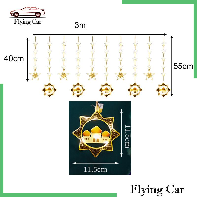 Bộ 2 Đèn Treo Trang Trí Tiệc Hình Ngôi Sao Xinh Xắn