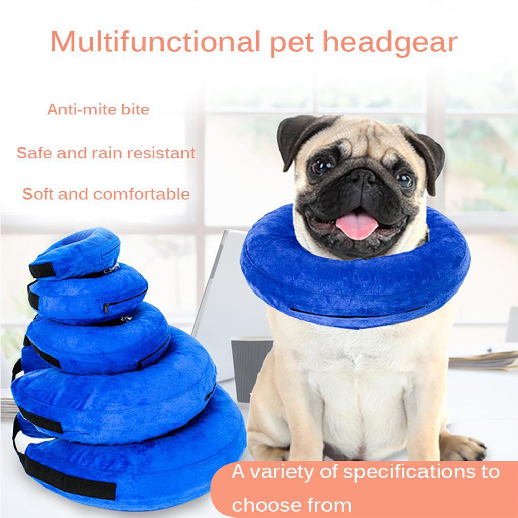 Vòng Cổ Bơm Hơi Bảo Vệ Chống Cắn Dành Cho Thú Cưng