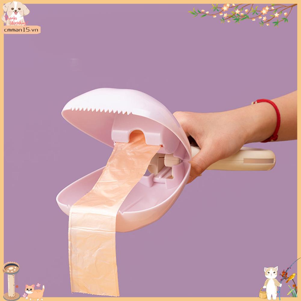 Mrbunny Dụng cụ nhặt phân cho thú cưng Đường kính 10cm Tay cầm tiện dụng Tiết kiệm công sức Chó mèo