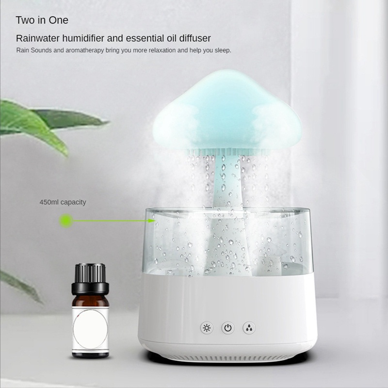 Máy Phun Sương Tạo Độ Ẩm Không Khí Bằng Sóng Siêu Âm 5V 2A