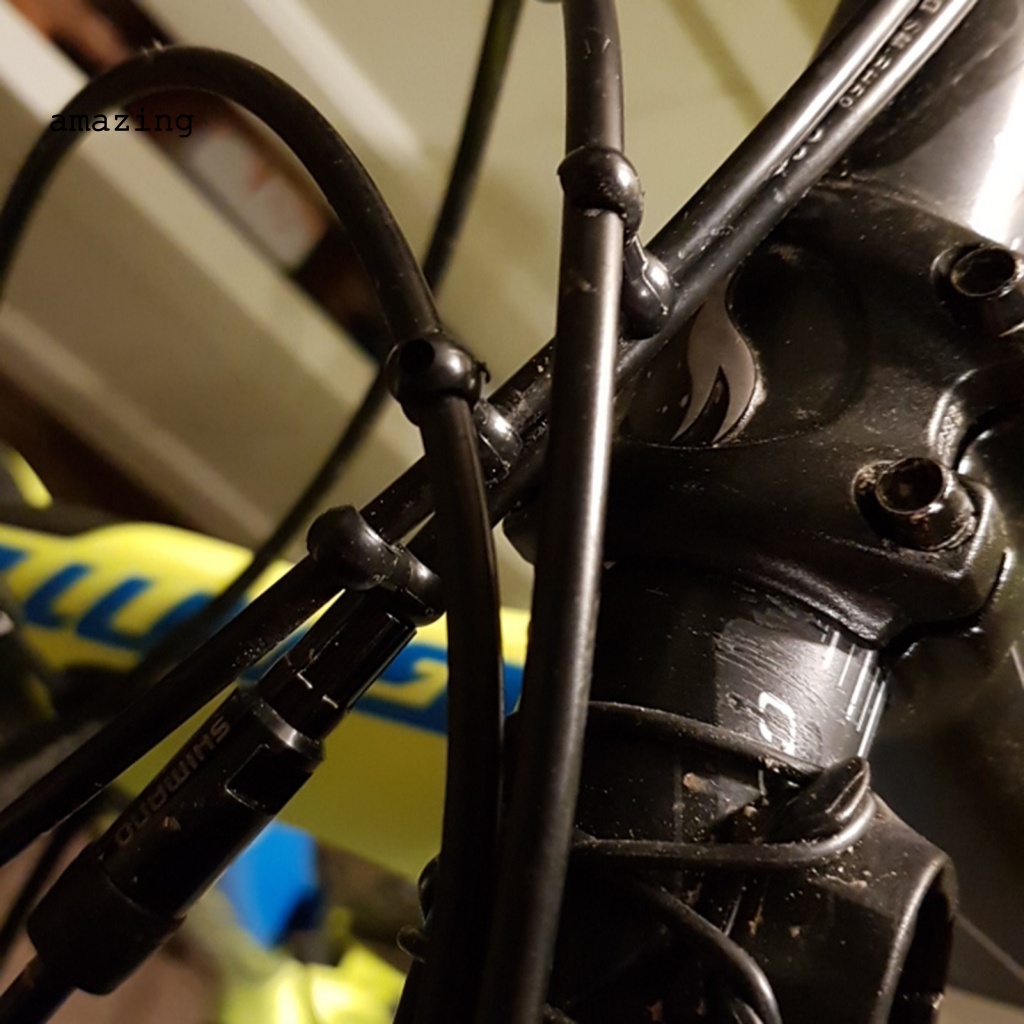 Bộ 20 Kẹp Dây Cáp Xe Đạp Hình Chữ S Nhiều Màu Có Thể Xoay Được