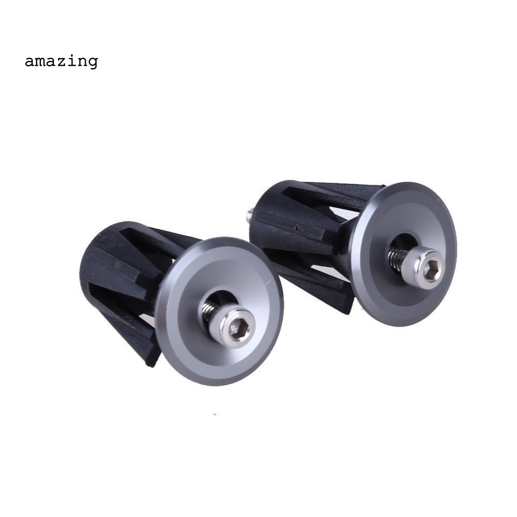 Bộ 2 Nút Chặn Tay Lái Xe Đạp Leo Núi 17-22mm Bằng Nhôm