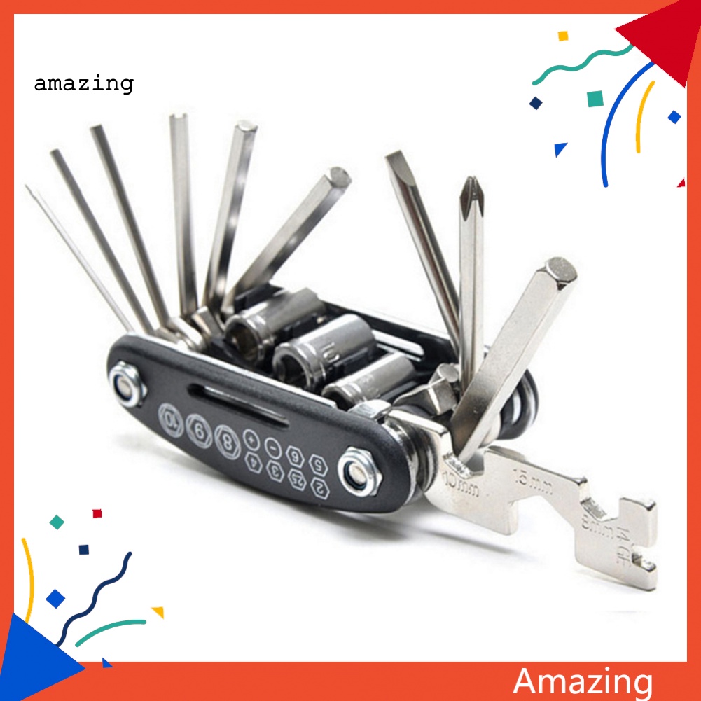 Bộ Dụng Cụ Sửa Chữa Xe Đạp Đa Năng 16 Trong 1