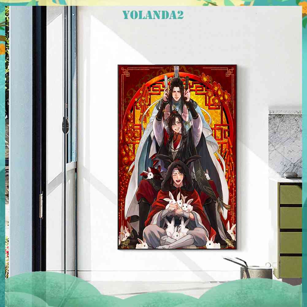 Bộ Tranh Đính Đá 5D Họa Tiết Hoạt Hình Độc Đáo DIY Dùng Trang Trí Nhà Cửa