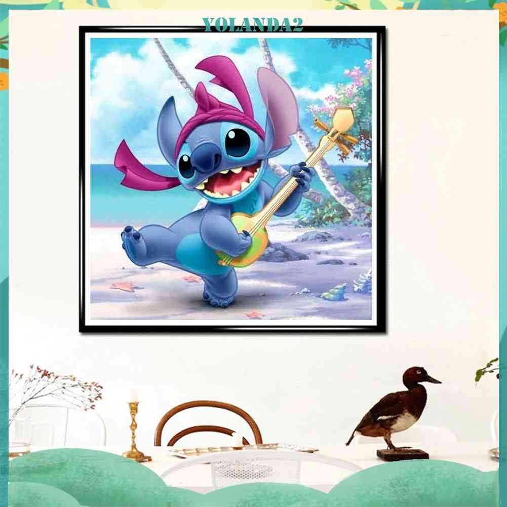 Tranh Đính Đá Kim Cương Toàn Bộ 5D DIY Hình Đàn Piano