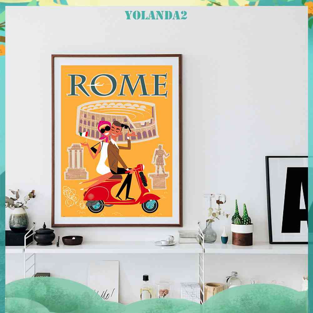 Bộ Tranh Đính Đá 5D Họa Tiết Nhân Vật Hoạt Hình Độc Đáo DIY