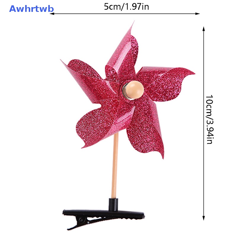 Awhrtwb Khăn Choàng Cổ Hình Cối Xay Gió Nhỏ Nhiều Màu Sắc Dễ Thương Vui Nhộn Phong Cách Hàn Quốc Dành Cho#Set 39 Kẹp Tóc Xinh Xắn Cho Nữ Mới