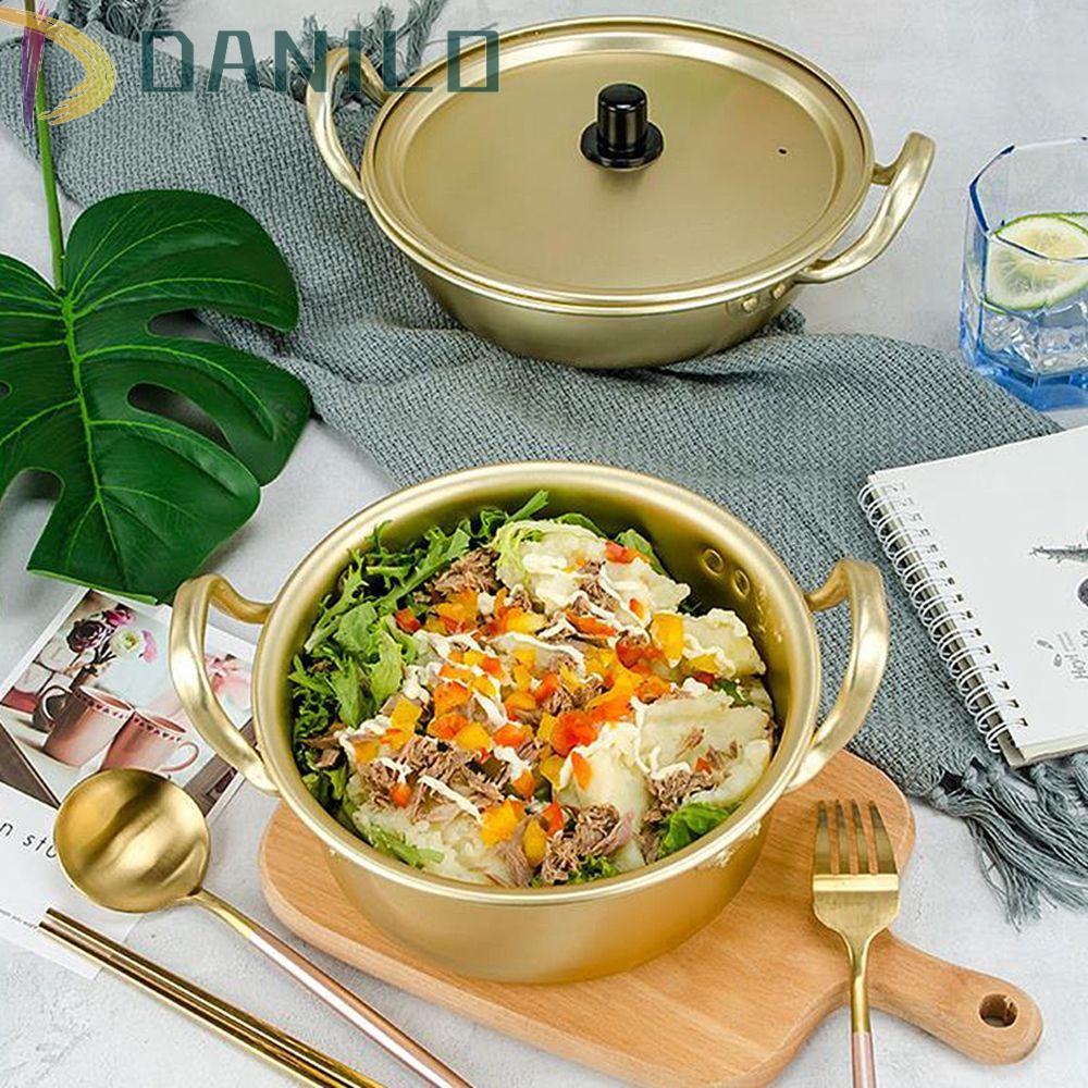 Nồi Nấu Ăn Ramen Bằng Nhôm Cao Cấp Cỡ Nhỏ Phong Cách Hàn Quốc|Nồi Nấu Súp Chất Lượng Cao Chuyên Dùng