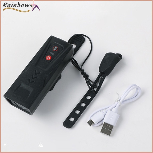 Bộ Còi Xe Đạp 2 Trong 1 Có Đèn Sạc Usb Chống Nước Thích Hợp Cho Các Hoạt Động Thể Thao Ngoài Trời