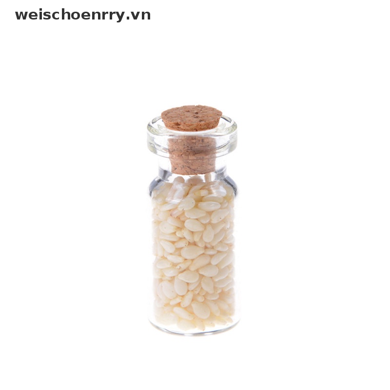 Set 4 Bình Thủy Tinh Sấy Khô Trang Trí Nhà Búp Bê Tỉ Lệ 1: 12