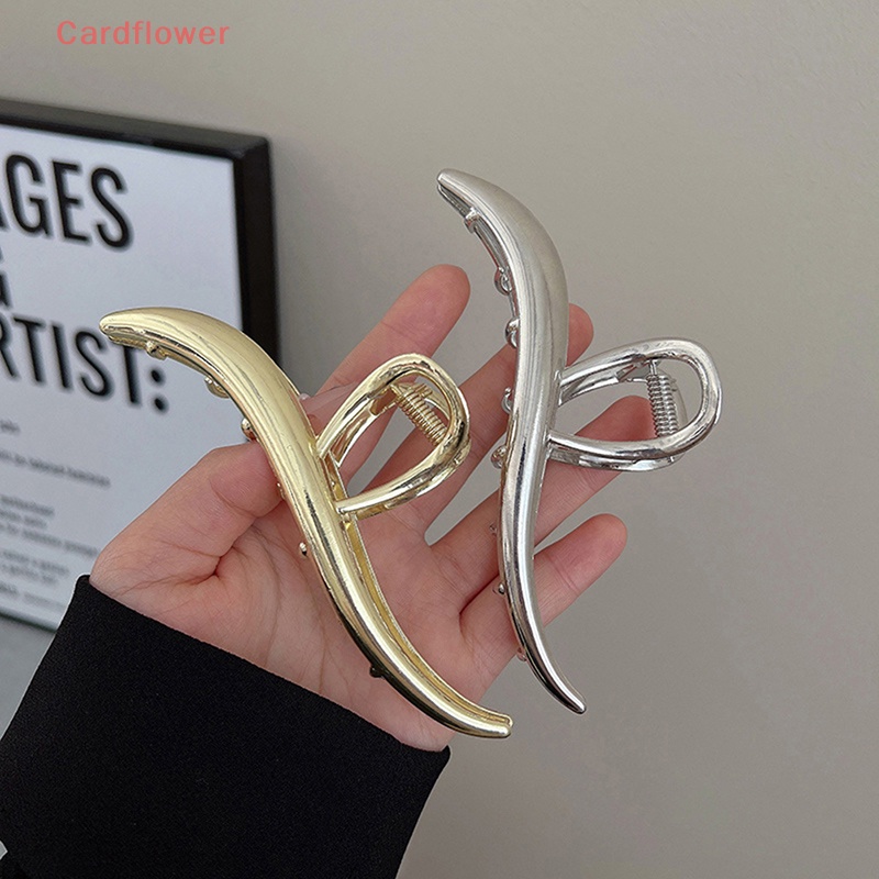 1 Kẹp Tóc Kim Loại Họa Tiết Hình Học Thời Trang