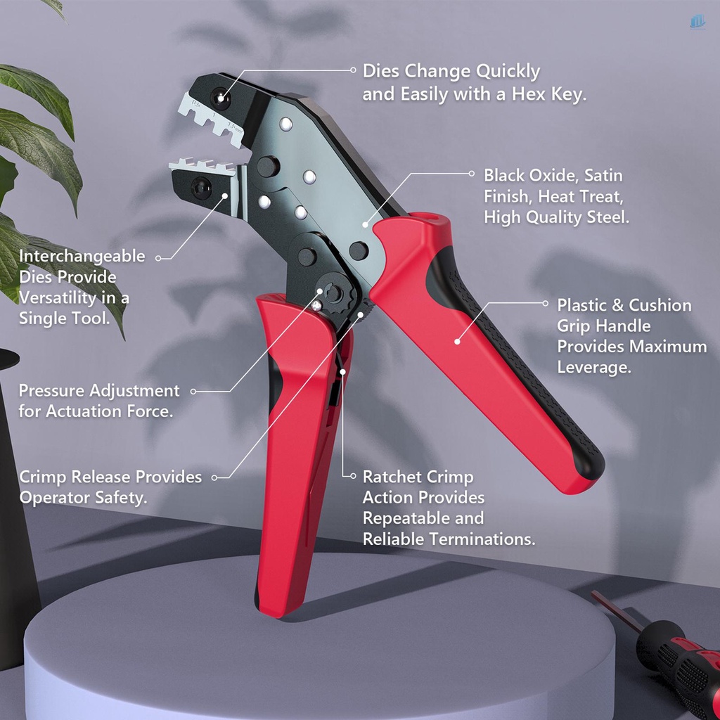 Bộ Dụng Cụ Uốn Dây Cáp Đồng Hồ Thông Minh Kèm 4 Kìm Dập Có Thể Thay Đổi Kèm Túi Đựng Đa Năng