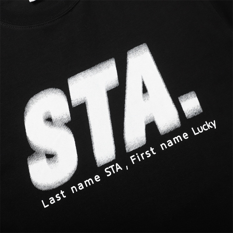 Sta- Áo Thun Tay Ngắn In Hình monogram Đường Phố Mới Nhất Thời Trang Cho Nam Và Nữ Jrtstgdfh