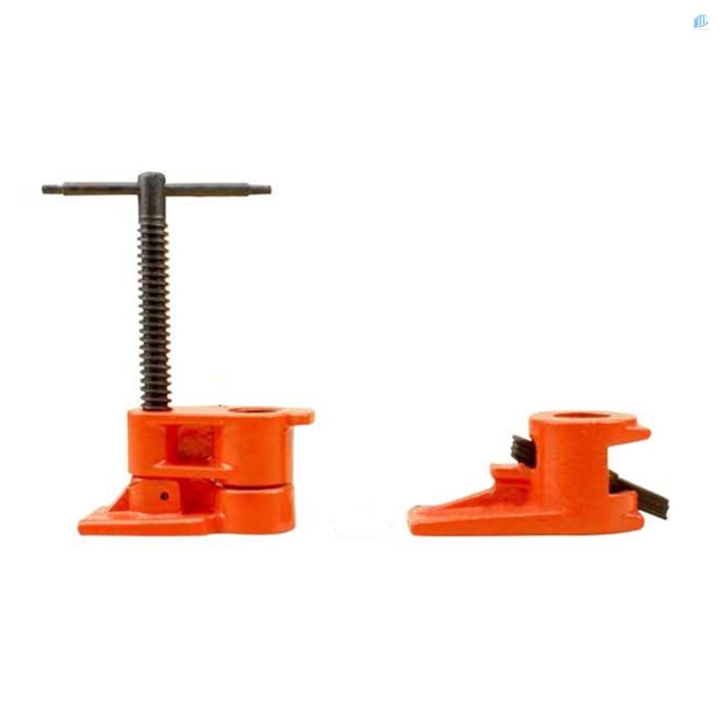 Bộ Kẹp Ống Đồng Hồ Thông Minh Bằng Gỗ &amp; Sắt 1 / 2 &quot;Chịu Được Sức Nặng Chuyên Dụng Cho Thợ Mộc