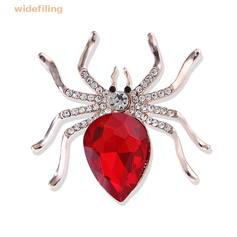 Trâm Cài Áo Hình Nhện Đính Pha Lê Sáng Tạo Thời Trang Cho Nữ