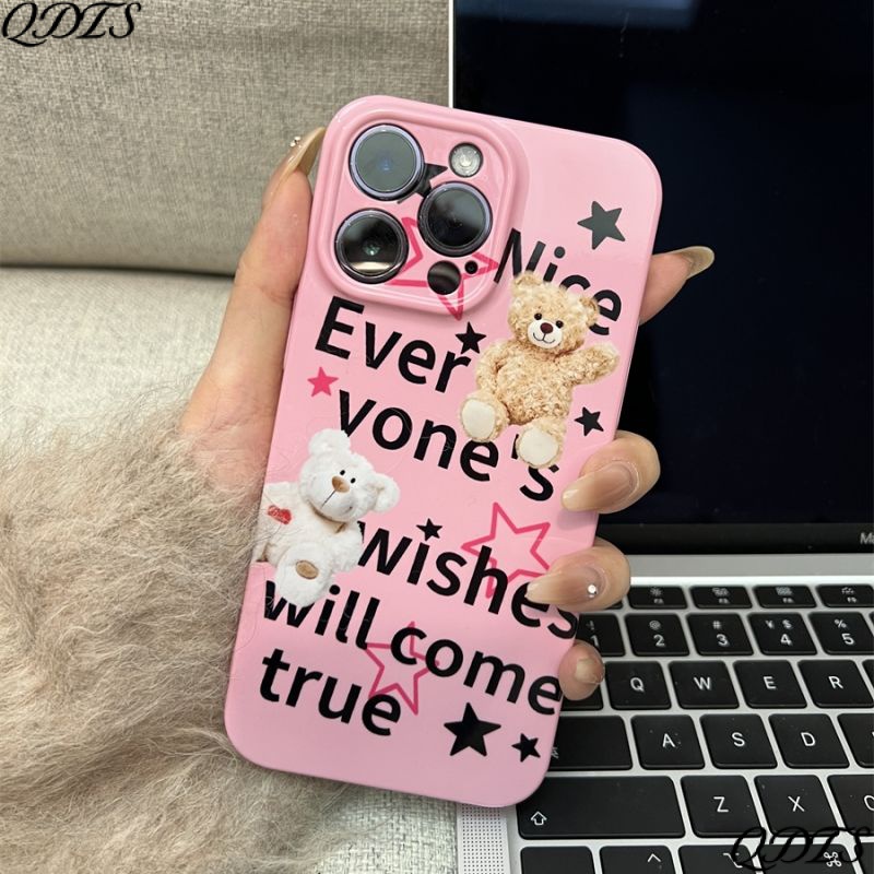 Ultra Ốp Điện Thoại Cứng / Mỏng In Hình Chú Gấu Muppet Màu Hồng Cho Iphone 11 1378P 14pro R1P7