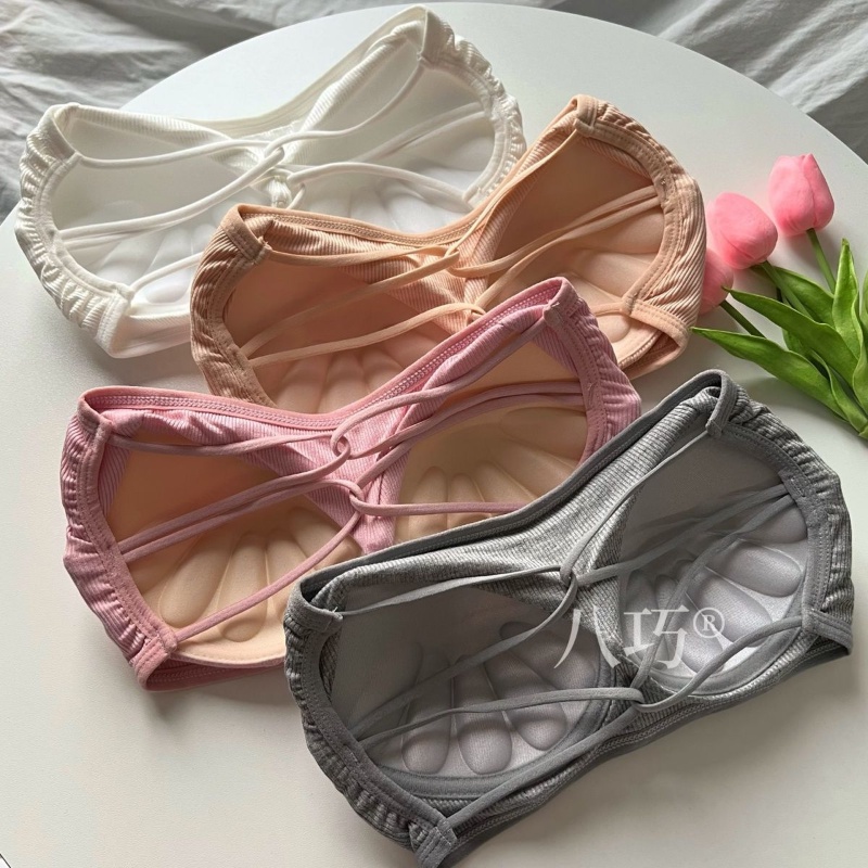 COZOK Áo Ngực Không Dây Chống Trượt Dây Chéo Lưng Gợi Cảm