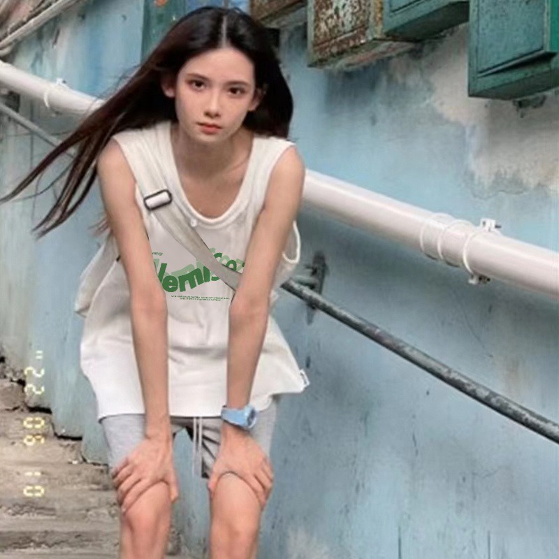 NRVP Áo Thun Cotton Ngắn Tay In Họa Tiết Thời Trang Hàn Quốc Mới 2023