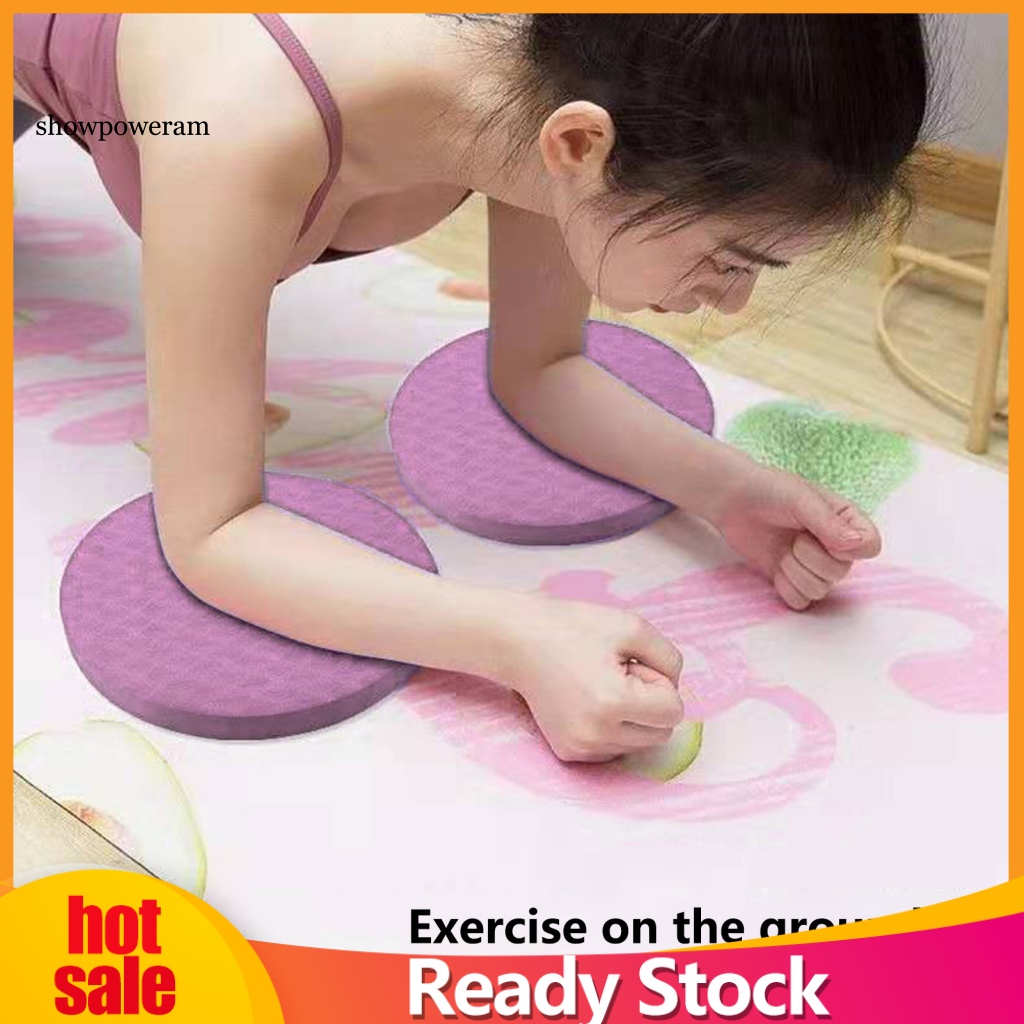 Set 2 Đệm Tròn Hỗ Trợ Khuỷu Tay / Đầu Gối Có Thể Tái Sử Dụng Hỗ Trợ Tập Yoga Tại