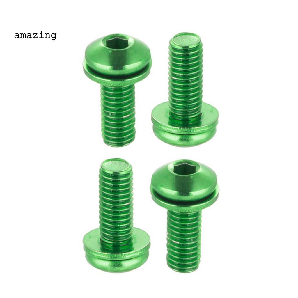 Set 4 Giá Đỡ Bình Nước / Bu Lông / Chai Nước Chống Mòn Nhiều Màu Có Ốc Vít Dành Cho Xe Đạp Ngoài Trời