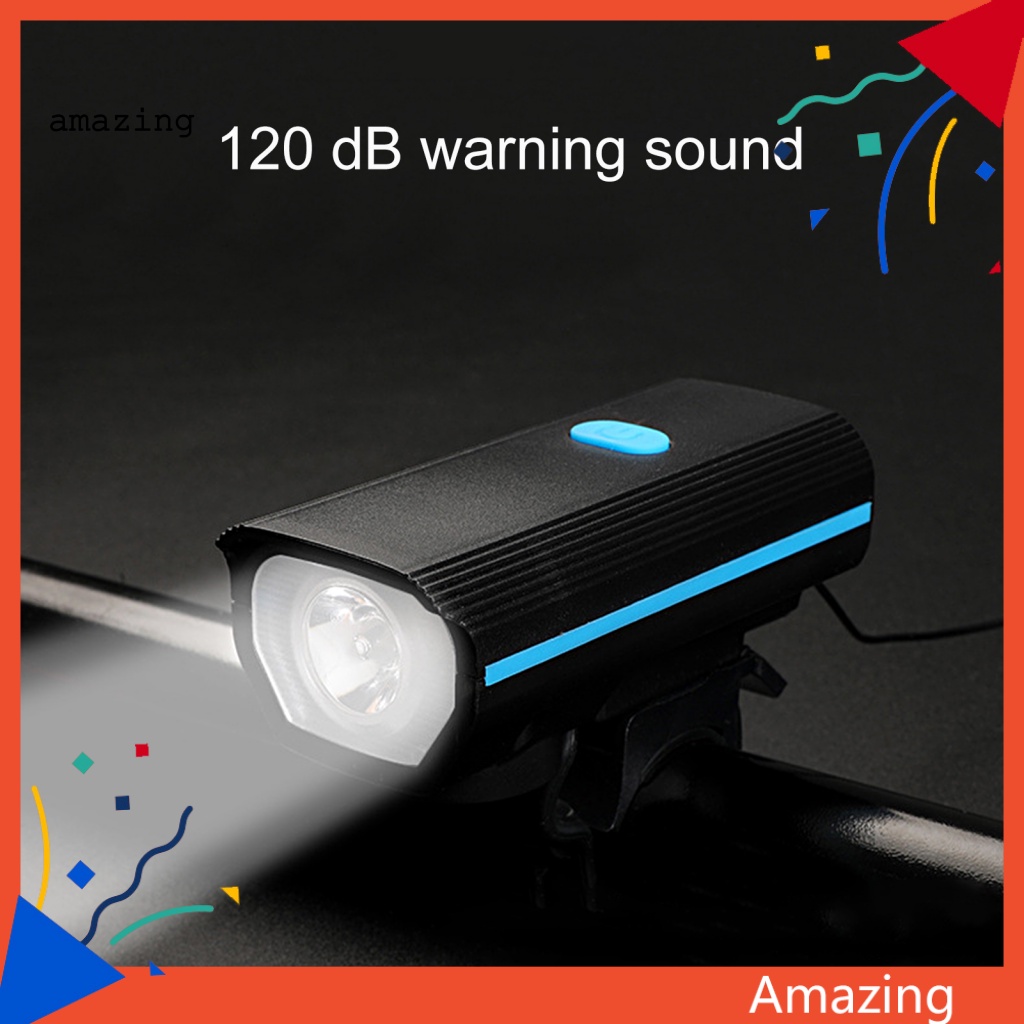 1 Bộ Đèn Pha Xe Đạp Leo Núi Sạc USB Độ Sáng Cao Tiện Dụng