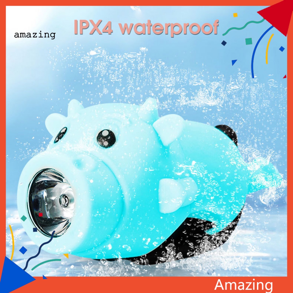 Đèn Pha Bằng ABS Chống Thấm Nước Gắn Tay Lái Xe Đạp