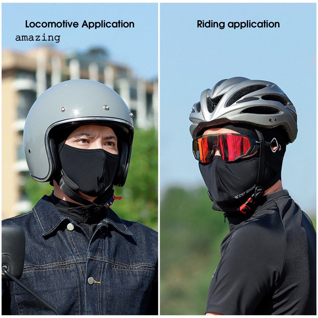 Mặt Nạ Chống Nắng Che Phủ Toàn Diện Thiết Kế Lỗ Thông Dụng Cho Hoạt Động Thể Thao