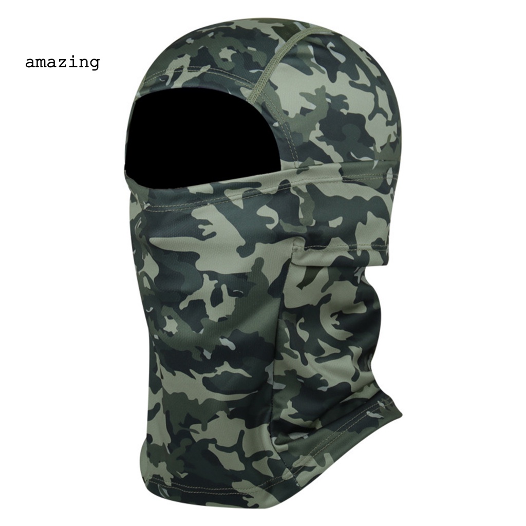 Mũ Trùm Đầu Chạy Xe Đạp Họa Tiết Rằn Ri Unisex