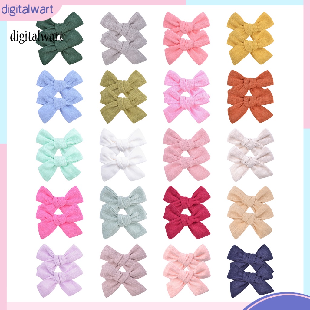 Kỹ Thuật Số| 1 Cặp Kẹp Tóc Hình Nơ Bằng Kim Loại Tinh Tế