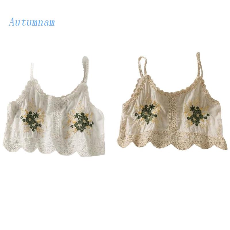 Áo Croptop Hai Dây Cổ Chữ V In Họa Tiết Hoa Phong Cách Boho Thời Trang Mùa Hè Cho Nữ