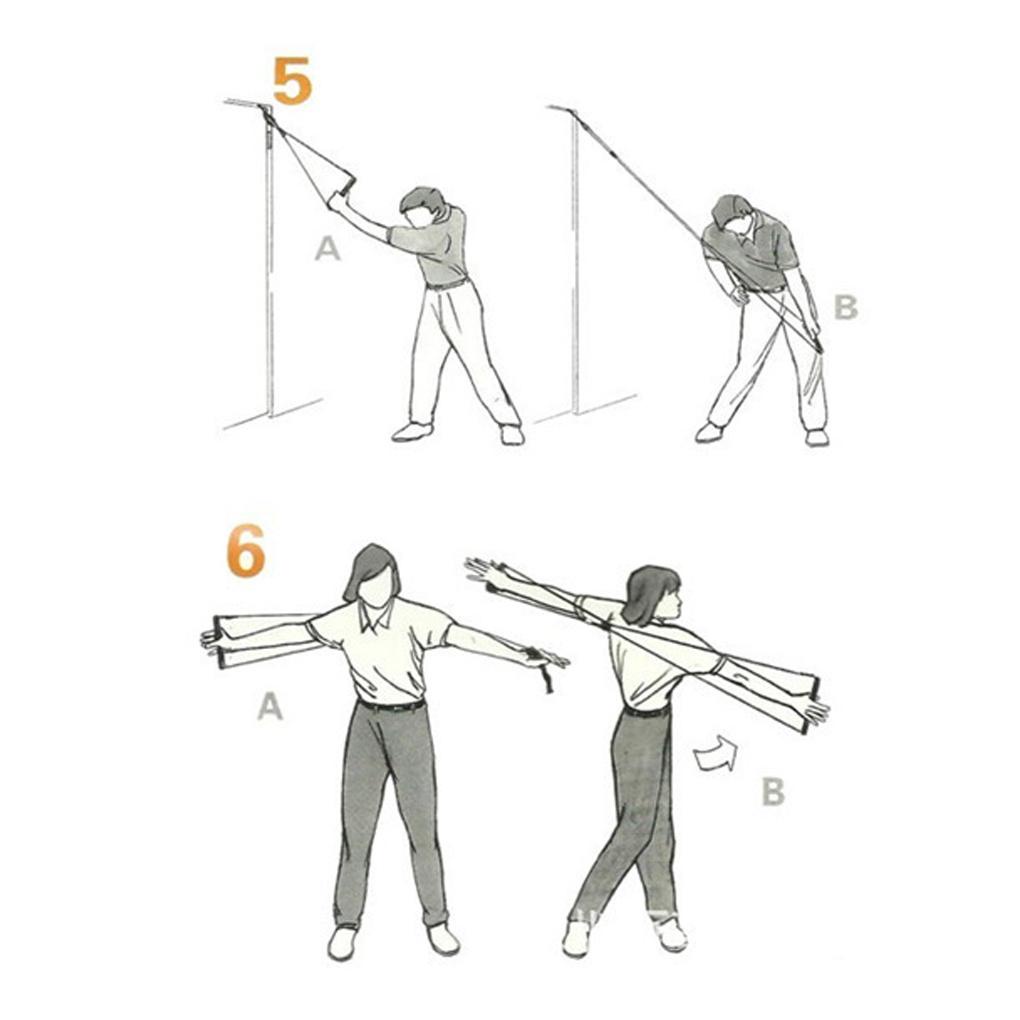 Dây Đai Co Giãn Chịu Lực Hỗ Trợ Luyện Tập Đánh Golf Tại Nhà