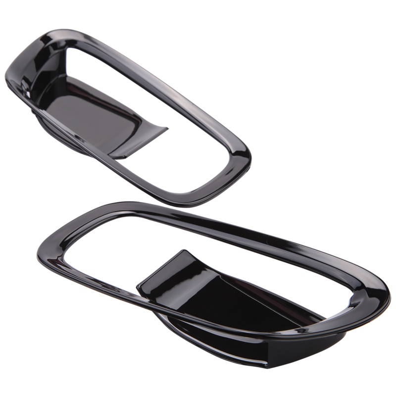 4 cái cho Tay nắm cửa bên trong MỚI Trang trí nắp bát cho Honda HRV XRV XR-V HR-V 2022-20 2023 Màu đen bóng