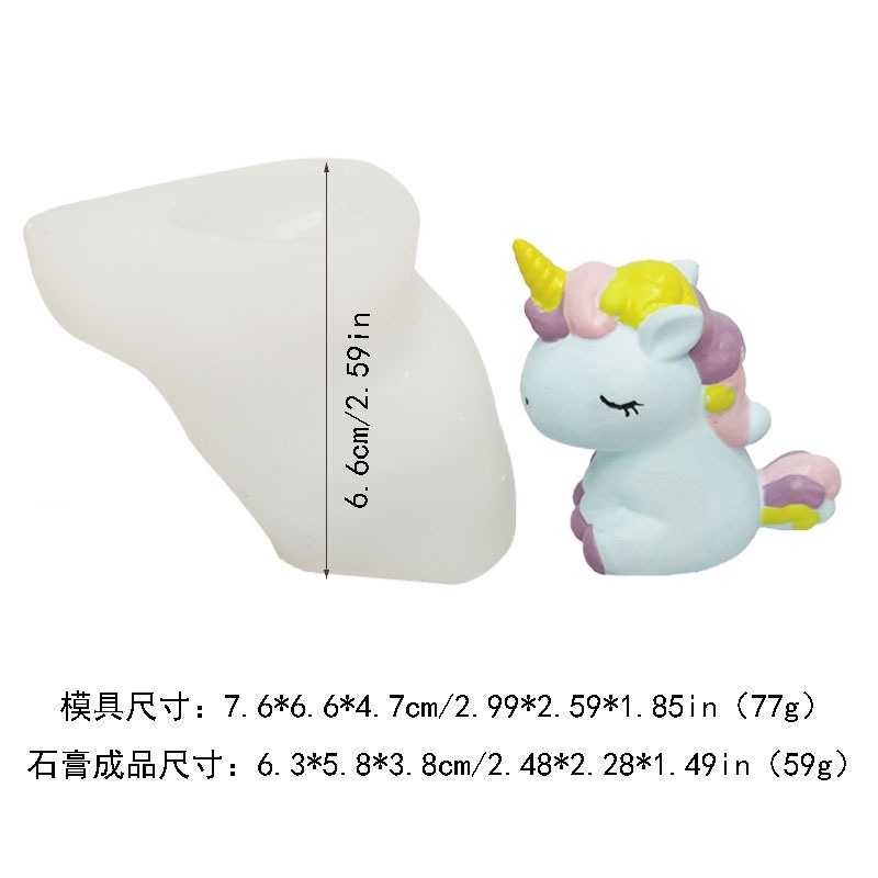 Khuôn Làm Nến / Sô Cô La Hình Mèo May Mắn / Ngựa Một S