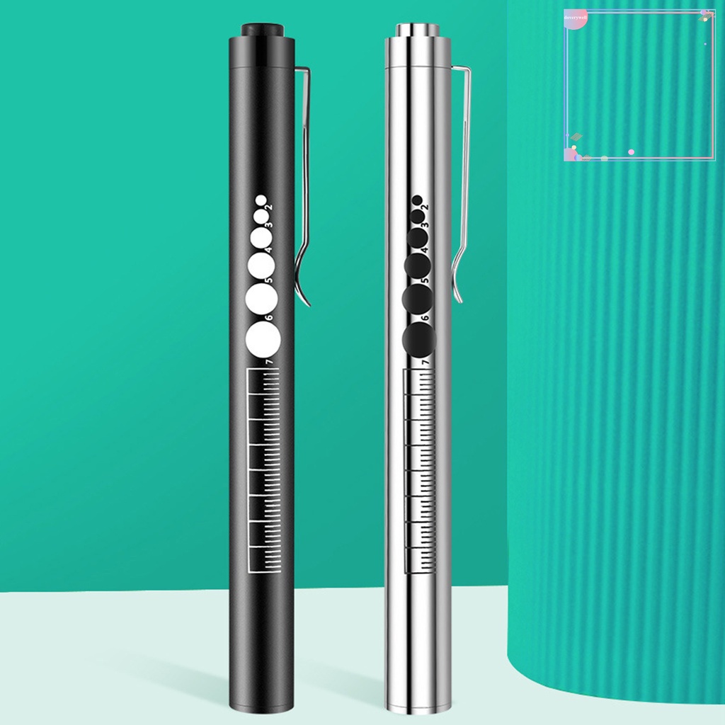 Bút Đèn LED Mini Có Thể Sạc Lại Bằng Thép Không Gỉ Chuyên Dụng Cho Y Tá / Bác Sĩ