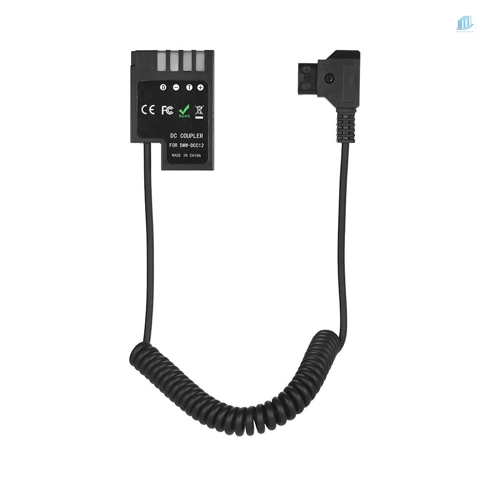 Bộ Chuyển Đổi Pin Thông Minh Andoer V-mount D-Tap Sang DMW-DCC12 Dcr Cho Panasonic DMC-GH5 / GH4 / GH3