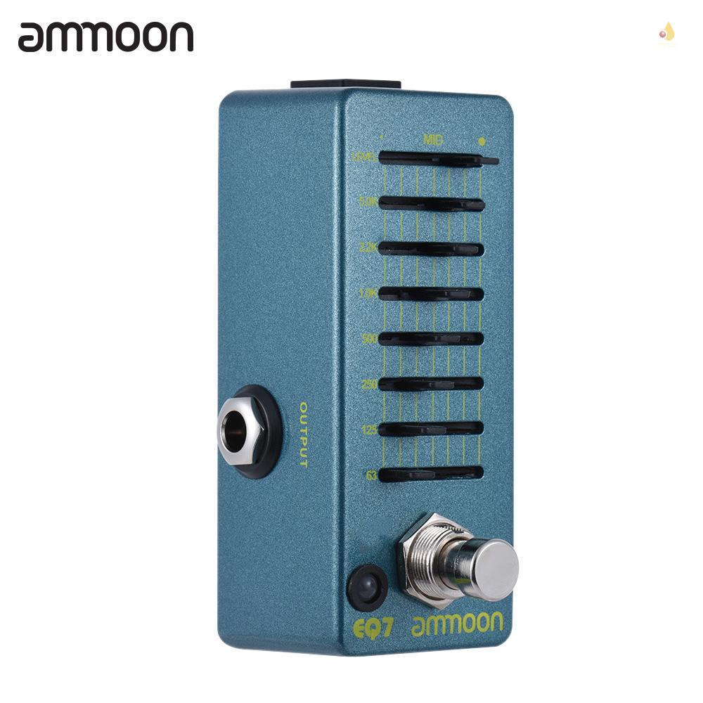 Bàn Đạp Hiệu Ứng Đàn Guitar ammoon EQ7 Mini 7 Băng Tần Chất Liệu Hợp Kim Nhôm