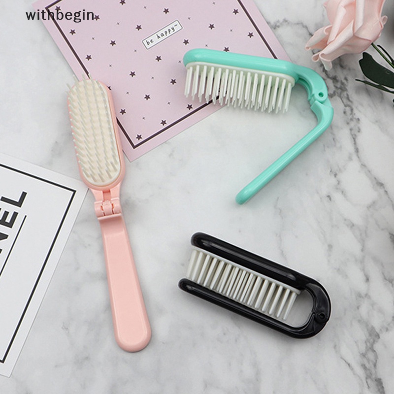 Lược Chải Tóc Có Thể Gập Lại Thiết Kế Nhỏ Gọn Bỏ Túi Tiện Dụng Cho Du Lịch / Tập Gym